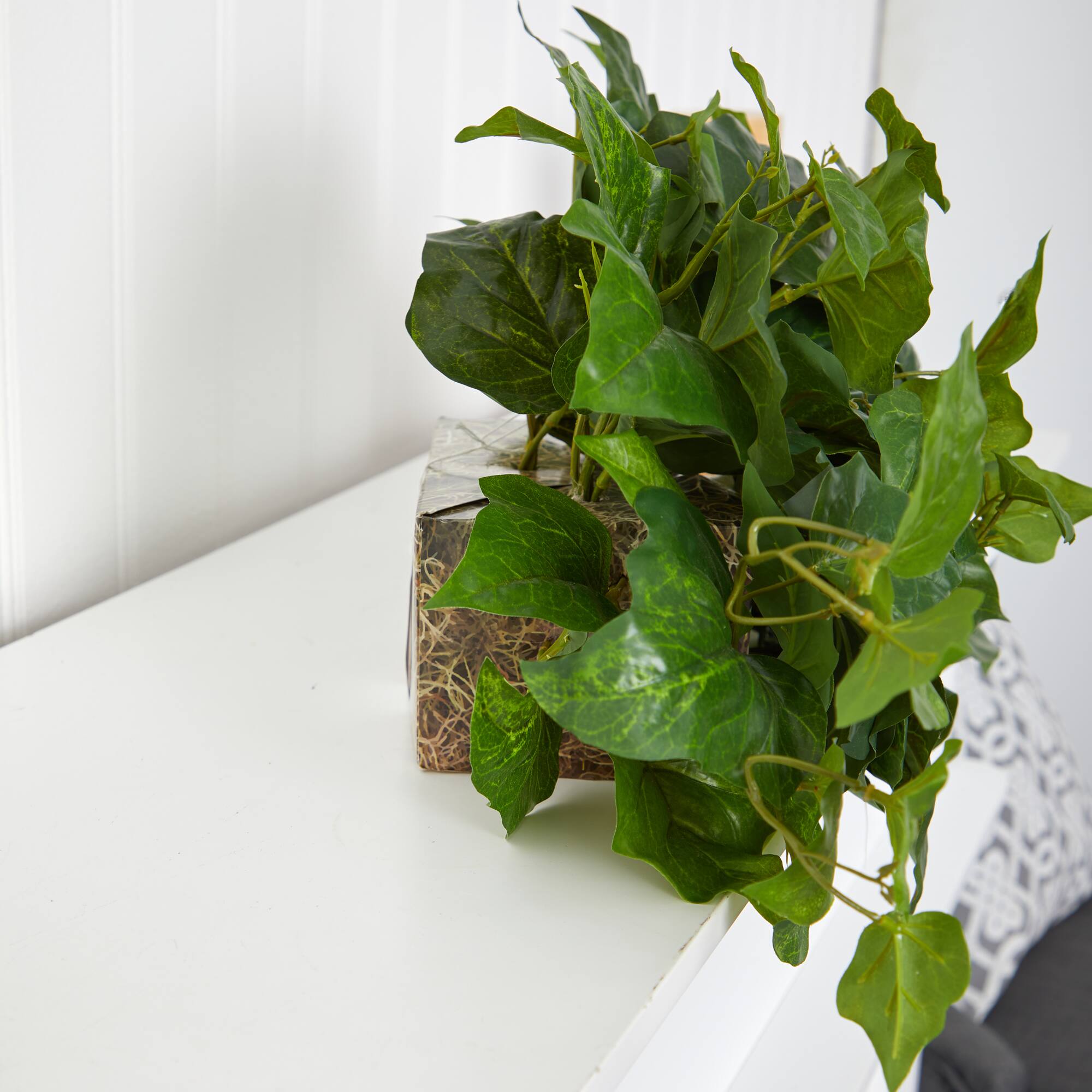 24" Green London Ivy Real Touch Artificial Ledge Plant